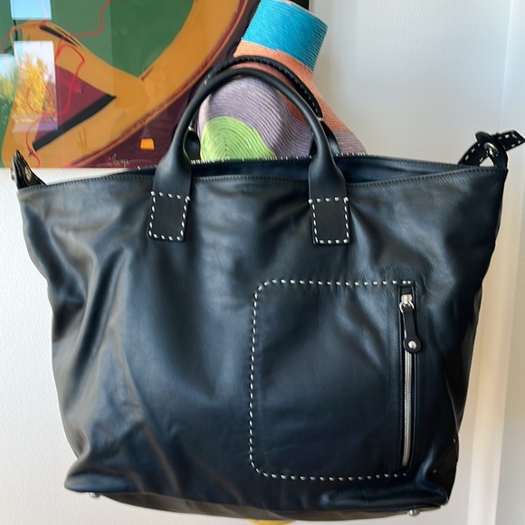 GIANNI SEGATTA RICAMO LARGE TOTE - Picture 4 of 9